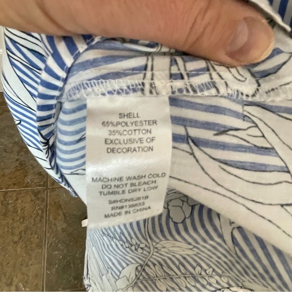 Blueh Ciel Size M Dress Retro Fit Flare Puffed Sleeves Midi Length - Picture 6 of 9